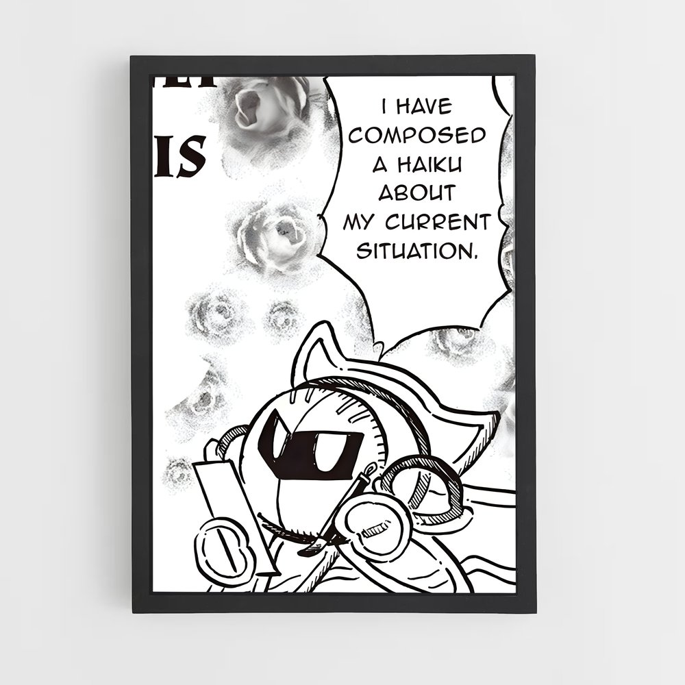 Poster Meta Catdream – affiche Kirby (vue 2)
